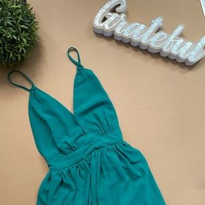 Green mind code dress